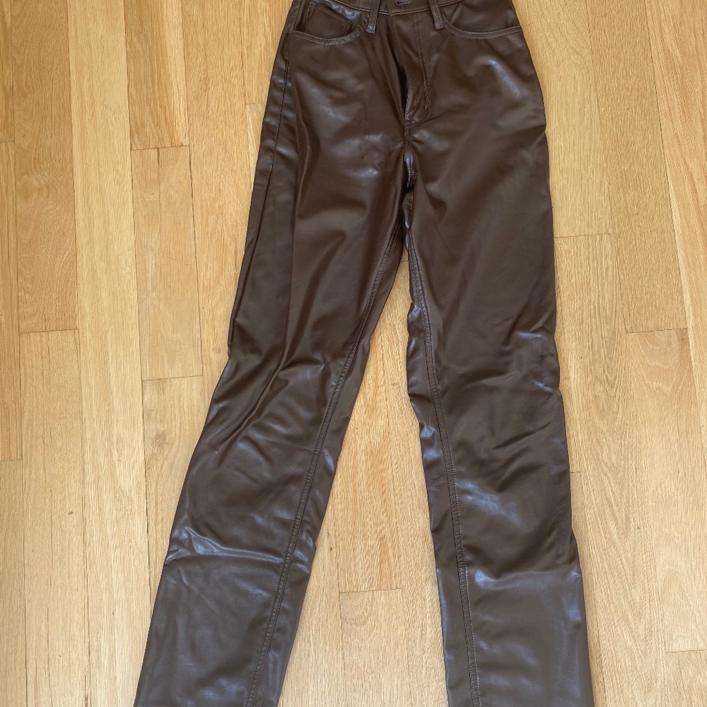 Abercrombie leather pants